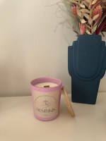 Aesthisis classic Candle - Αρωματικό κερί σόγιας σε Ροζ ποτήρι 180gr